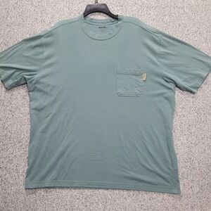 Wolverine Mens 2XL Short Sleeve Pocket T-Shirt Sage Green Workwear Tee